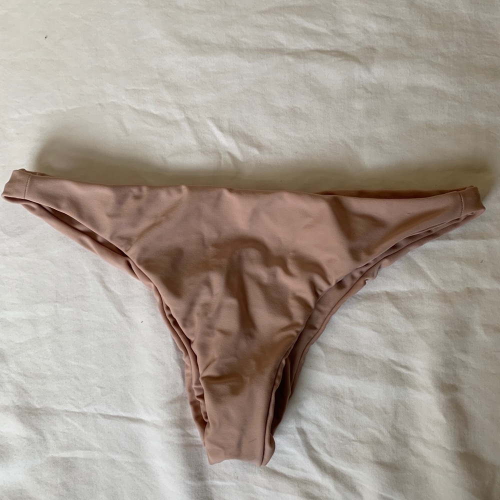 nude pink mikoh bikini bottom
